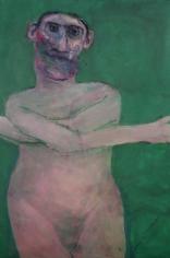 עירום (9), שמן על דיקט, 120/160